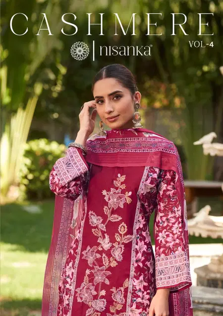 Cashmere Vol 4 By Nisanka Viscose Pakistani Dress Material Wholesalers In Surat